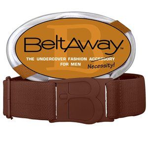 Beltaway Men's Belt One Size (28-44) - Brown